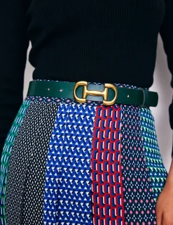 Belts-Boden Iris Snaffle-Trim Leather Belt-DO NOT USE DONOTUSE