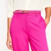 Belts-Boden Iris Snaffle-Trim Leather Belt-Pink Peony PinkPeony