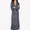 Petite Dresses | Midi-Boden Ivy Smocked Midi Dress-Blue Grass, Paisley Cascade BlueGrass,PaisleyCascade