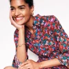 Petite Dresses | Midi-Boden Kate Midi Shirt Dress-Bittersweet, Meadow Pop Bittersweet,MeadowPop