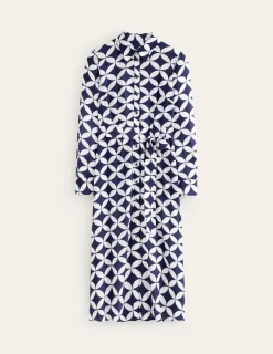 Petite Dresses | Midi-Boden Kate Midi Shirt Dress-French Navy, Diamond Terrace FrenchNavy,DiamondTerrace