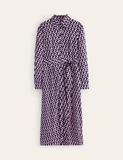 Petite Dresses | Midi-Boden Kate Midi Shirt Dress-Orchid Pink, Arch Geo OrchidPink,ArchGeo