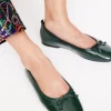 Flats-Boden Kitty Flexi Sole Ballet Flats-Ponderosa Pine Patent PonderosaPinePatent
