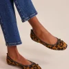 Flats-Boden Kitty Flexi Sole Ballet Flats- Leopard