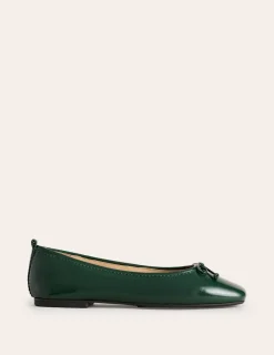Flats-Boden Kitty Flexi Sole Ballet Flats-Ponderosa Pine Patent PonderosaPinePatent