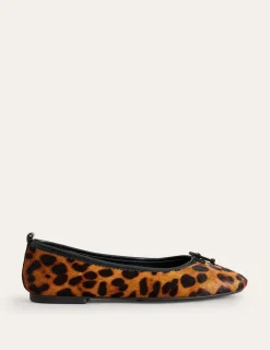 Flats-Boden Kitty Flexi Sole Ballet Flats- Leopard