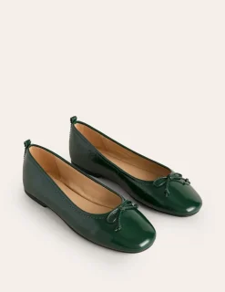 Flats-Boden Kitty Flexi Sole Ballet Flats-Ponderosa Pine Patent PonderosaPinePatent