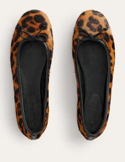 Flats-Boden Kitty Flexi Sole Ballet Flats- Leopard