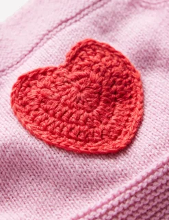 Playsuits & Rompers-Boden Knitted Romper-Vintage Pink Heart VintagePinkHeart
