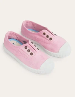 Shoes, Sneakers & Boots-Boden Laceless Canvas Pull-ons-Cameo Pink CameoPink