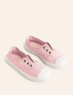Shoes, Sneakers & Boots-Boden Laceless Canvas Pull-ons-Cameo Pink CameoPink