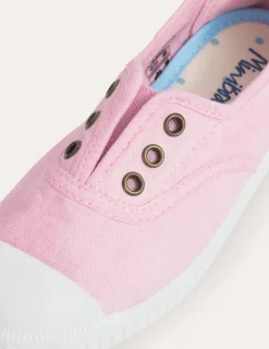 Shoes, Sneakers & Boots-Boden Laceless Canvas Pull-ons-Cameo Pink CameoPink