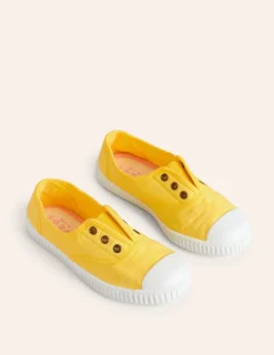 Shoes, Sneakers & Boots-Boden Laceless Canvas Pull-ons-Soft Lemon SoftLemon