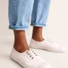Flats | Nightwear & Lougewear-Boden Laceless Canvas Sneakers- Ivory