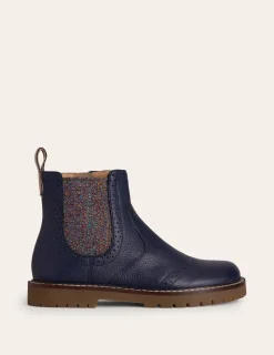 Shoes, Sneakers & Boots-Boden Leather Chelsea Boots-College Navy Floral CollegeNavyFloral