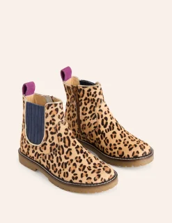 Shoes, Sneakers & Boots-Boden Leather Chelsea Boots- Leopard