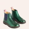 Shoes, Sneakers & Boots-Boden Leather Chelsea Boots-Metallic Green MetallicGreen