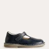 Shoes, Sneakers & Boots-Boden Leather T-bar Flats- Navy