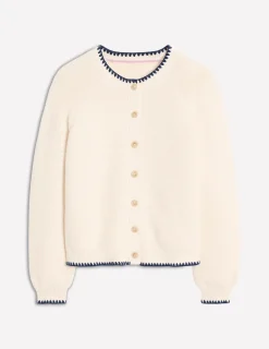 Sweaters & Cardigans-Boden Lena Stitch Detail Cardigan-Warm Ivory WarmIvory