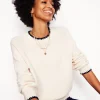 Sweaters & Cardigans-Boden Lena Stitch Detail Sweater-Warm Ivory WarmIvory