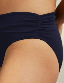 Swimwear-Boden Levanzo Fold Bikini Bottoms-French Navy FrenchNavy