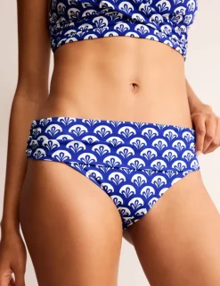 Swimwear-Boden Levanzo Fold Bikini Bottoms-Surf The Web, Foliage Geo SurfTheWeb,FoliageGeo