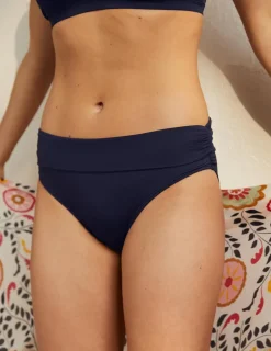 Swimwear-Boden Levanzo Fold Bikini Bottoms-French Navy FrenchNavy