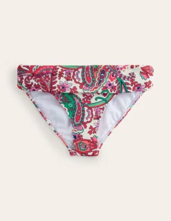 Swimwear-Boden Levanzo Fold Bikini Bottoms-Multi, Fantastical Multi,Fantastical