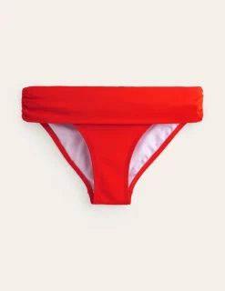 Swimwear-Boden Levanzo Fold Bikini Bottoms- Fiesta