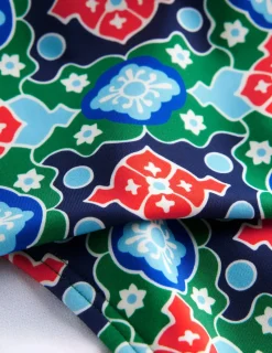 Swimwear-Boden Levanzo Fold Bikini Bottoms-Green Tambourine, Coastal Tile GreenTambourine,CoastalTile