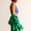 Swimwear-Boden Levanzo Halter Bikini Top-Surf The Web, Foliage Geo SurfTheWeb,FoliageGeo