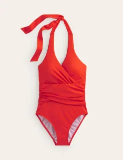 Swimwear-Boden Levanzo Halter Swimsuit- Fiesta