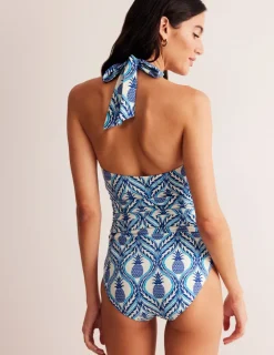 Swimwear-Boden Levanzo Halter Swimsuit-Surf The Web, Pineapple Wave SurfTheWeb,PineappleWave