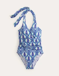 Swimwear-Boden Levanzo Halter Swimsuit-Surf The Web, Pineapple Wave SurfTheWeb,PineappleWave