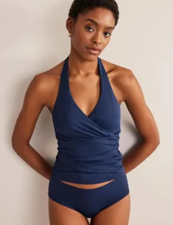 Swimwear-Boden Levanzo Halter Tankini Top-French Navy FrenchNavy