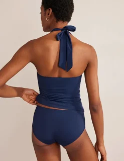 Swimwear-Boden Levanzo Halter Tankini Top-French Navy FrenchNavy