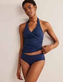 Swimwear-Boden Levanzo Halter Tankini Top-French Navy FrenchNavy
