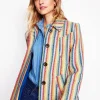 Jackets & Coats-Boden Lincoln Stripe Coat-Rainbow Twill Stripe RainbowTwillStripe