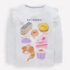 Tops & T-Shirts-Boden Long Sleeve Frill Logo Top-Ivory Catisserie IvoryCatisserie