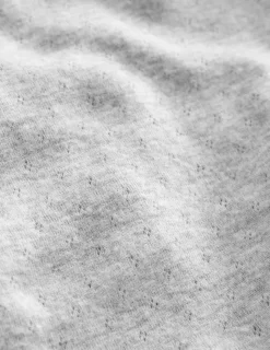 Tops & T-Shirts-Boden Long Sleeve Pointelle Top-Grey Marl GreyMarl