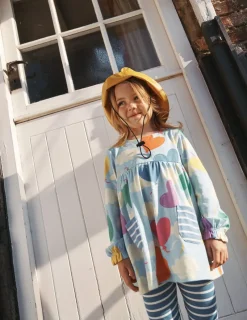Tunics | Tops & T-Shirts-Boden Long Sleeve Printed Tunic-Misty Blue Balloon Sky MistyBlueBalloonSky