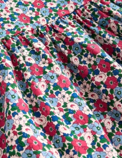 Dresses-Boden Long-Sleeved Fun Jersey Dress-Glacier Blue Winter Floral GlacierBlueWinterFloral