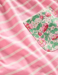 Tunics | Tops & T-Shirts-Boden Long-sleeved print tunic set-Chalk Pink Wild Rose ChalkPinkWildRose