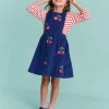 Dresses-Boden Lucilla Pinafore Dress-Starboard Blue Cherries StarboardBlueCherries