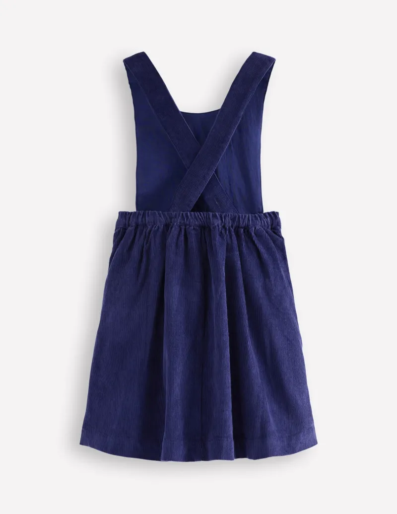 Dresses-Boden Lucilla Pinafore Dress-Starboard Blue Cherries StarboardBlueCherries