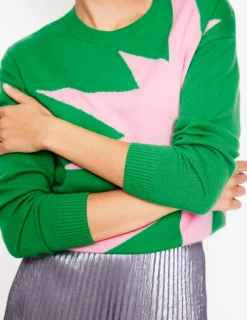 Sweaters & Cardigans-Boden Lydia Cashmere Jumper-Bright Green, Boom BrightGreen,Boom