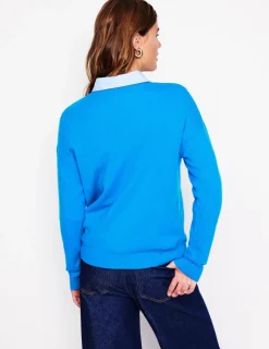 Sweaters & Cardigans-Boden Lydia Cashmere Jumper-Cerulean Blue CeruleanBlue