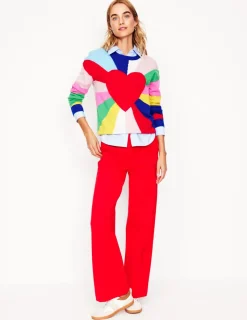 Sweaters & Cardigans-Boden Lydia Cashmere Jumper-Multi, Heart Spectrum Multi,HeartSpectrum
