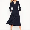 Dresses & Jumpsuits | Midi-Boden Maeve Trim Jersey Midi Dress- Navy