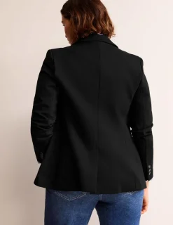 Blazers | Jackets & Coats-Boden Marylebone Ponte Blazer- Black